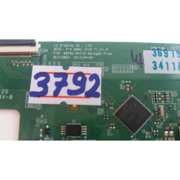 6870C-0471D, V14 60HZ 1G1D T1_V1.0, LOGİC BOARD, T-CON BOARD, T-CON ADRES KARTI, TCON BOARD
